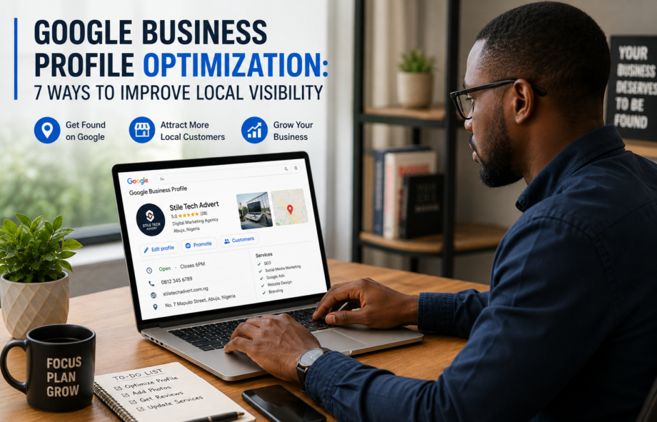 Google Business Profile optimization for better local visibility