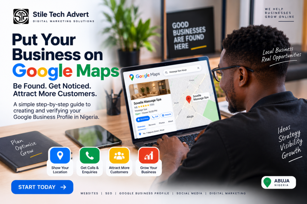 Google Business Profile setup for Google Maps in Nigeria